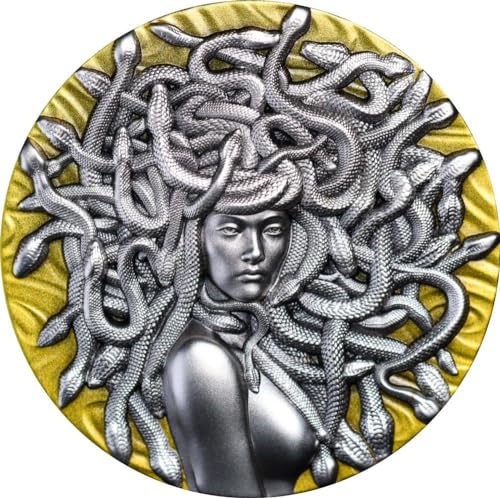 Power Coin Medusa Innocent Victim 3 Oz Silber Münze 3000 Francs Gabon 2025 von Power Coin