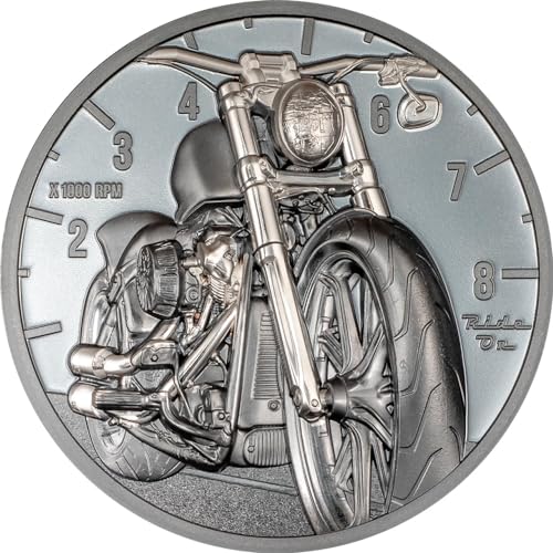Power Coin Motorbike Journey 2 Oz Silber Münze 10$ Cook Islands 2024 von Power Coin