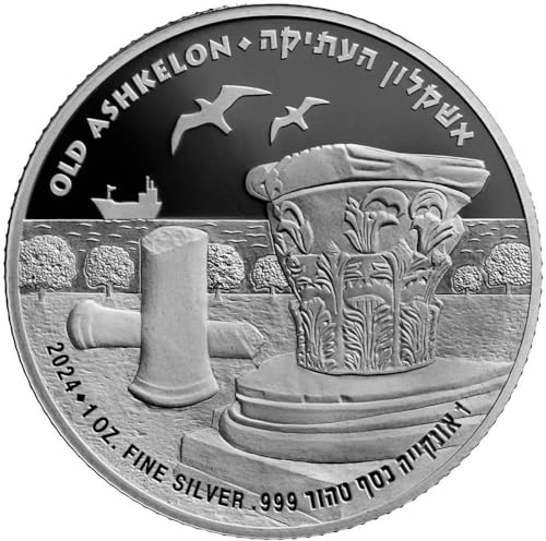 Power Coin Old Ashkelon Ancient Cities of The Holy Land 1 Oz Silber Medaille Israel 2024 von Power Coin