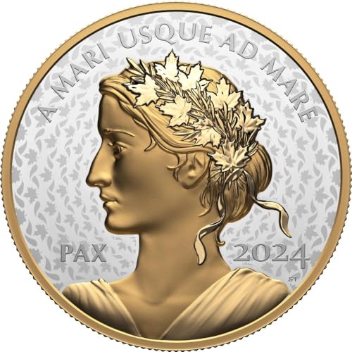 Power Coin Peace Dollar 5 Oz Silber Münze 50$ Canada 2024 von Power Coin