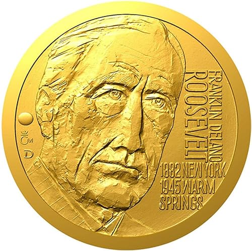 Power Coin Roosevelt Franklin Cult of Personality Gold Medaille 2023 von Power Coin