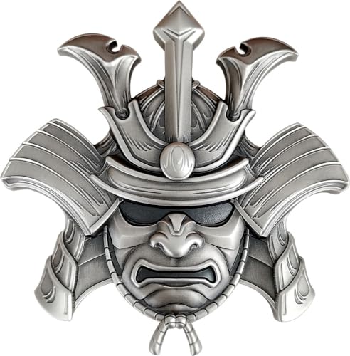 Power Coin Samurai Helmet 10 Oz Silber Münze 10$ Solomon Islands 2024 von Power Coin