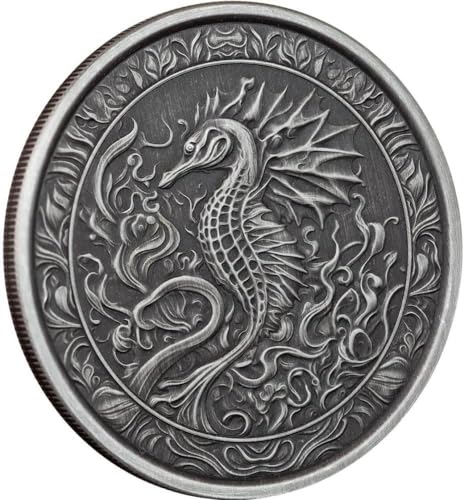 Power Coin Seahorse 1 Oz Silber Münze 2$ Tala Samoa 2023 von Power Coin