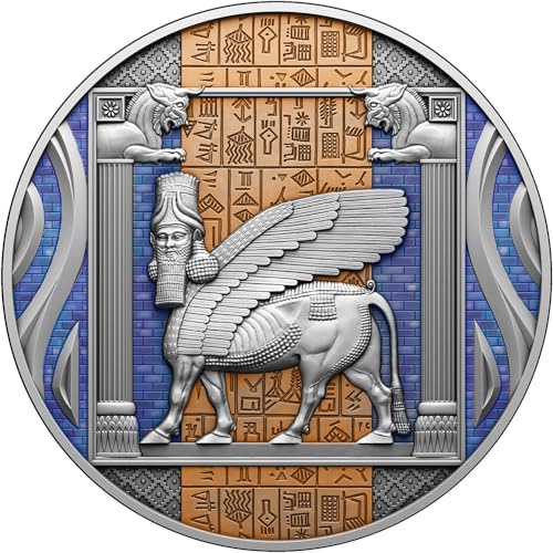 Power Coin Sumerian Ancient Civilizations 2 Oz Silber Münze 2000 Francs Cameroun 2023 von Power Coin