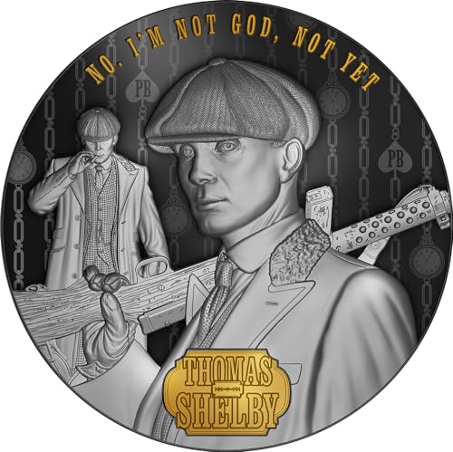 Power Coin Thomas Shelby Peaky Blinders 2 Oz Silber Münze 5$ Niue 2023 von Power Coin