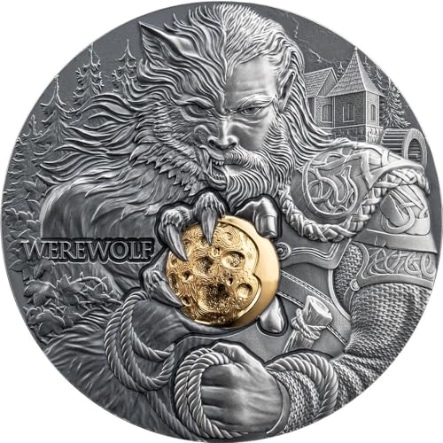 Power Coin Werewolf Dual Essence 2 Oz Silber Münze 2000 Francs Cameroon 2024 von Power Coin