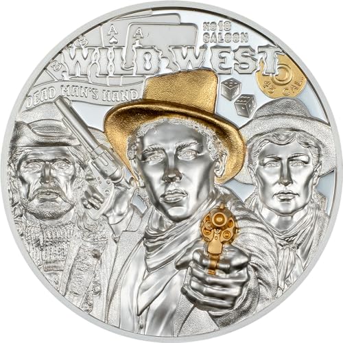 Power Coin Wild West Legends 3 Oz Silber Münze 20$ Cook Islands 2024 von Power Coin