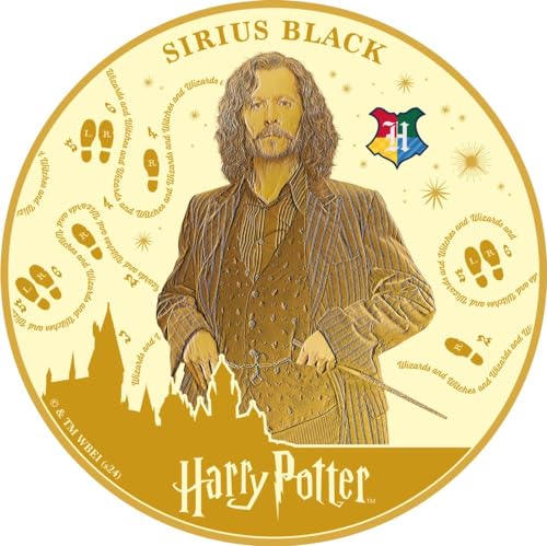 Sirius Black Harry Potter 1/200 Oz Gold Münze 25$ Tala Samoa 2024 von Power Coin