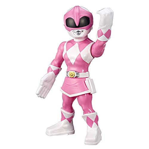 Power Rangers Playskool Heroes Mega Mighties Mighty Morphin 25 cm große Pink Power Ranger Figur, Sammelspielzeug für Kinder ab 3 Jahren von Power Rangers