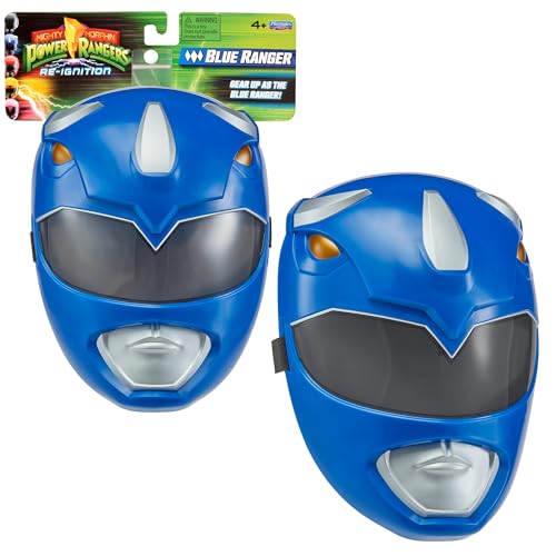 Power Ranger Maske, Verkleidung, Blauer Ranger – Billy Cranston, für Kinder ab 4 Jahren, PWG034 Power Ranger Maske, Verkleidung, Blauer Ranger – Billy Cranston, für Kinder ab 4 Jahren, PWG034 von Power Rangers