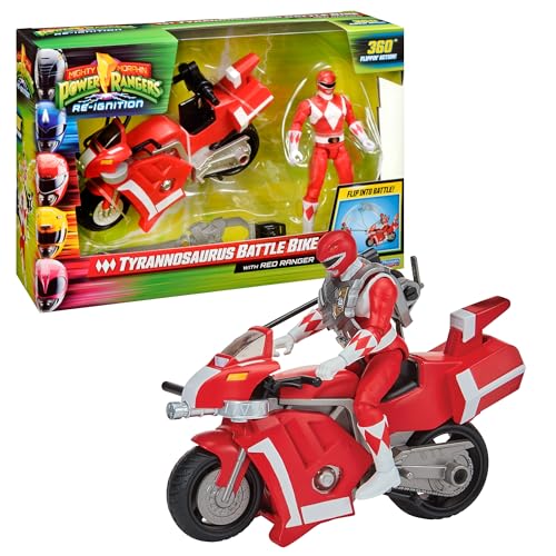 Power Rangers, Deluxe-Fahrzeug, mit Figur 15 cm, roter Ranger – Jason Lee Scott, für Kinder ab 4 Jahren, PWG04 Power Rangers, Deluxe-Fahrzeug, mit Figur 15 cm, roter Ranger – Jason Lee Scott, für Kinder ab 4 Jahren, PWG04 von Power Rangers