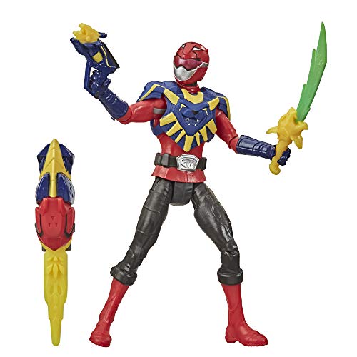 Power Rangers E5915EU4 Gear Morphers Beast-X König Red Ranger 15 cm Actionfigur Spielzeug inspiriert TV Programm, rot von Power Rangers
