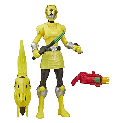 Power Rangers Beast Morphers Beast-X Yellow Ranger Actionfigur, 15,2 cm, inspiriert von der TV-Show von Power Rangers
