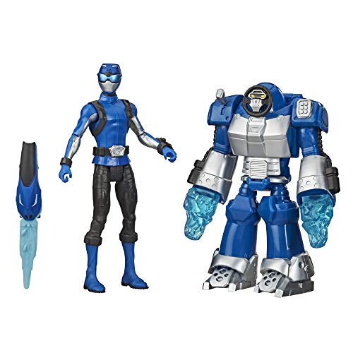 Power Rangers Beast Morphers Blue Ranger and Smash Beastbot 15,2 cm Actionfigur Spielzeug inspiriert von der TV-Show Power Rangers Beast Morphers Blue Ranger and Smash Beastbot 15,2 cm Actionfigur Spielzeug inspiriert von der TV-Show von Power Rangers