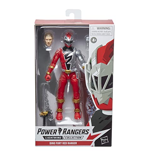 Power Rangers Hasbro Lightning Collection - Dino Fury Red Ranger Action Figure (F4503) von Power Rangers