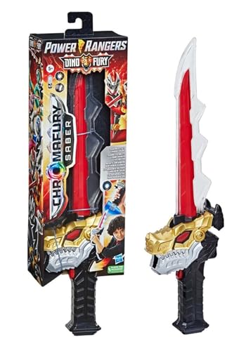 Power Rangers Dino Fury Chromafury Saber Electronic Colour-Scanning Toy with Lights and Sounds von Playskool