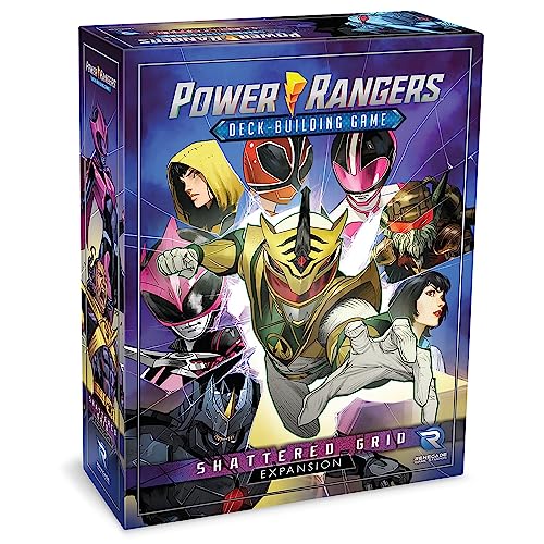 Power Rangers Deckbau-Spiel: Shattered Grid-Erweiterung - Neue Inhalte, Zeitreisen, Alternative Universen & mehr! Alter 14+, 2-4 Spieler, 30-70 Minuten von Power Rangers