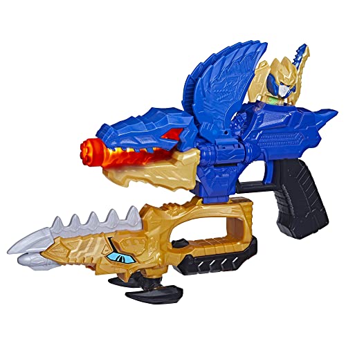 Power Rangers Dino Fury Gold Fury Blade Blaster, Superheld Kostümaccessoire, kombinierbares Spielzeug mit Elektronik ab 5 Power Rangers Dino Fury Gold Fury Blade Blaster, Superheld Kostümaccessoire, kombinierbares Spielzeug mit Elektronik ab 5 von Power Rangers