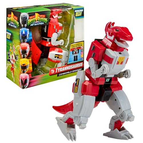 Power Rangers - Kollektion Megazord, Zords, kombinierbar, Figur, 20 cm, Modell Tyrannosaurus Rex Dinozord, für Kinder ab 4 Jahren, PWG001 von Power Rangers
