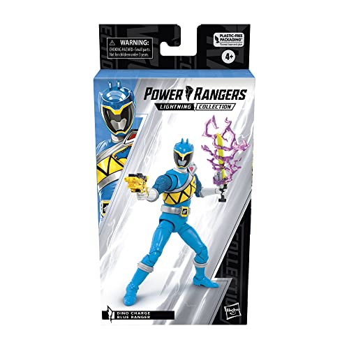 Power Rangers Lightning Collection Dino Charge Blauer Ranger, 15 cm große Action-Figur, Multi von Power Rangers