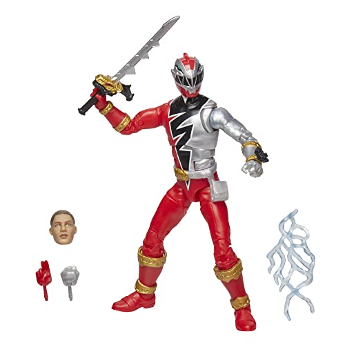 Power Rangers Lightning Collection Dino Fury Red Ranger 6-Inch Premium Collectible Action Figure Toy von Power Rangers