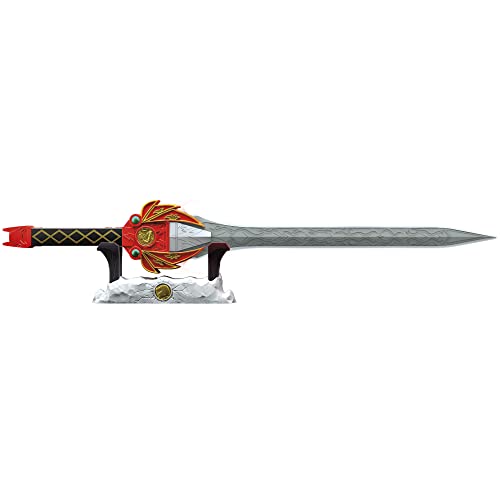 Power Rangers Lightning Collection Mighty Morphin Roter Ranger Power Sword Premium Rollenspielschwert Sammlerobjekt, F3947, Multi von Power Rangers