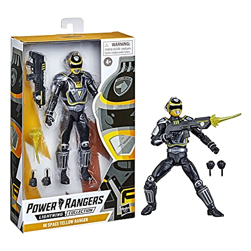 Power Rangers Lightning Collection S.P.D. A-Squad Gelber Ranger Premium Action-Figur (15 cm) zum Sammeln, von Serie inspirierte Accessoires von Power Rangers