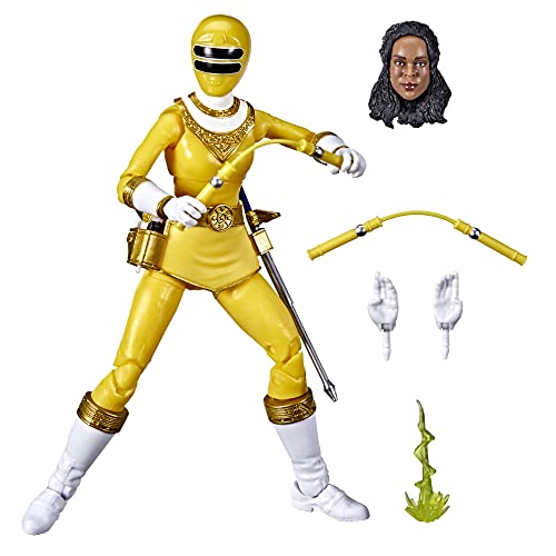 Power Rangers Lightning Collection Zeo Yellow Ranger 15,2 cm Premium Sammelfigur Actionfigur Spielzeug mit Zubehör, Kinder ab 4 Jahren, RXZER23, Cranberry Power Rangers Lightning Collection Zeo Yellow Ranger 15,2 cm Premium Sammelfigur Actionfigur Spielzeug mit Zubehör, Kinder ab 4 Jahren, RXZER23, Cranberry von Power Rangers