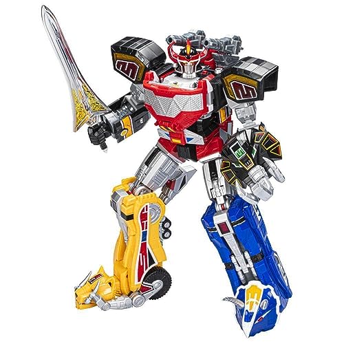 Power Rangers Lightning Collection Zord Ascension Project Mighty Morphin Dino Megazord, Figur zum Sammeln, 15 YEARS+, Maßstab 1:144 von Power Rangers