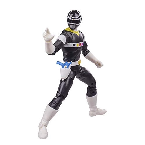 Power Rangers Lightning Collection in Space Black Ranger 6-Inch Premium Collectible Action Figure Toy with Accessories von Power Rangers