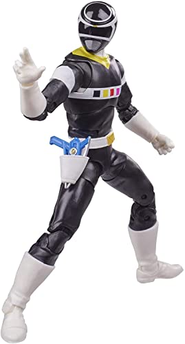 Power Rangers Lightning Collection in Space Black Ranger 6-Inch Premium Collectible Action Figure Toy with Accessories von Power Rangers