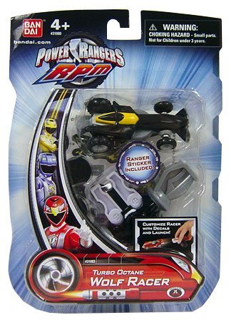 Power Rangers - RPM - Racing Performance Machines - Turbo Octane Wolf Racer - Schwarz von Power Rangers