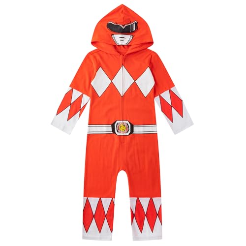 Power Rangers Roter Cosplay-Overall für Jungen mit Kapuze für Kleinkinder bis kleine Kinder Power Rangers Roter Cosplay-Overall für Jungen mit Kapuze für Kleinkinder bis kleine Kinder von Power Rangers