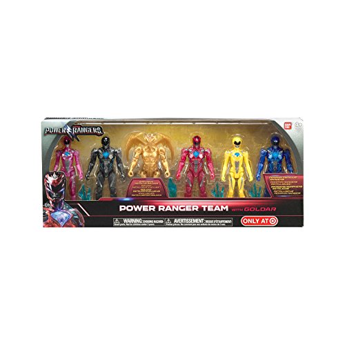 Power Rangers Team mit GOLDAR 6 Pack von POWER RANGERS