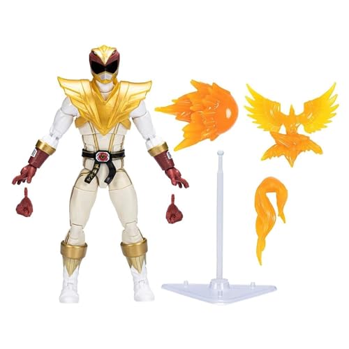 Power Rangers X Street Fighter Lightning Collection Morphed Ryu Crimson Hawk Ranger Collab Action Figure Inspired by Video Games von Power Rangers