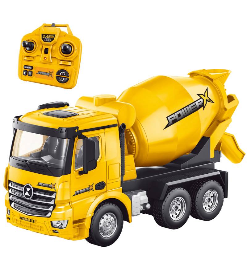 Power X Fernbedienung Zementmischer m. Licht/Ton - Gelb - Power X - One Size - Autos Power X Fernbedienung Zementmischer m. Licht/Ton - Gelb - Power X - One Size - Autos von Power X