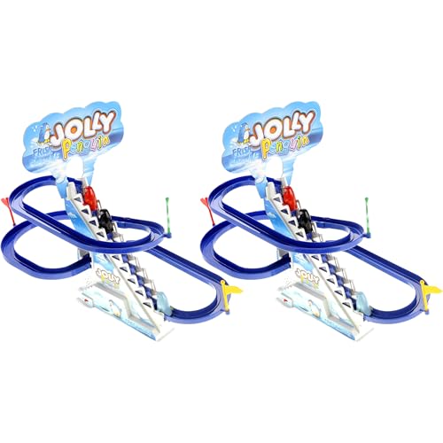 PowerTRC Jolly Penguin Race – Große Größe 33 cm hoch nach dem Zusammenbau (2 Sets) von PowerTRC
