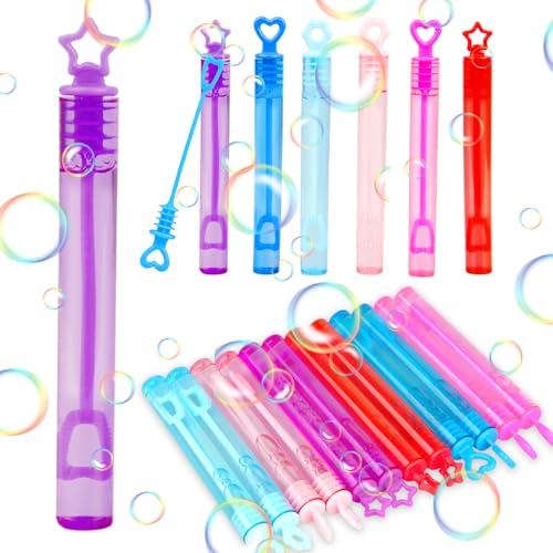48 Stück Seifenblasen Kinder, Mini Seifenblasen Set, Mini Geschenke Kinder, Kleine Seifenblase Spielzeug für Hochzeit, Kindergeburtstage, und Partys von Powmag