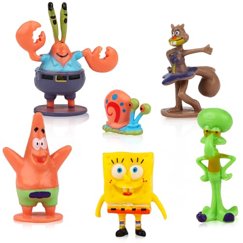 6 Stück Mini Figuren Set, Tortendeko Kinder, Figuren Tortendeko, Torten Deko Geburtstag Figur für Torte, Cake Toppers Geburtstagsgeschenk Mädchen Junge Kinder Geburtstag Party Torte Deko 6 Stück Mini Figuren Set, Tortendeko Kinder, Figuren Tortendeko, Torten Deko Geburtstag Figur für Torte, Cake Toppers Geburtstagsgeschenk Mädchen Junge Kinder Geburtstag Party Torte Deko von Powmag