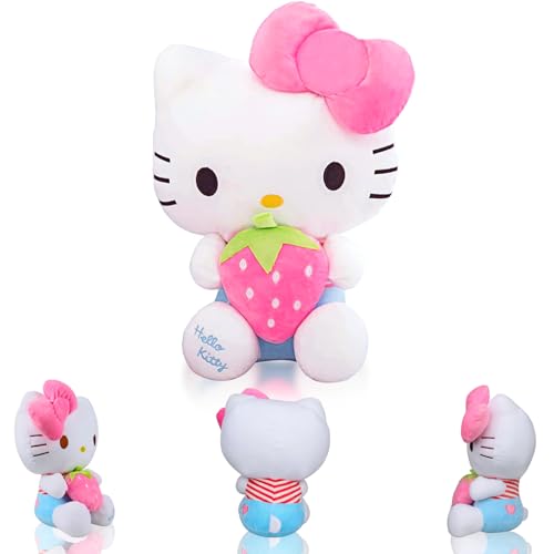 Hello-Kitty Kuscheltier, Plüschtier Katze, 30 cm Großes Hello-Kitty Plüschtier – Weich und Knuddelig, Kinder Hello-Kitty Kuscheltier, Plüschtier Katze, 30 cm Großes Hello-Kitty Plüschtier – Weich und Knuddelig, Kinder von Powmag