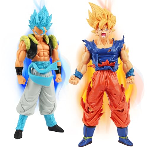 Powmag 2 Stücke Goku Figuren, Goku Anime Figur Statue, super Saiyajin Actionfiguren, Cartoon Figuren Spielzeug Desktop Dekorationen für Kinder Geburtstag Geschenk Powmag 2 Stücke Goku Figuren, Goku Anime Figur Statue, super Saiyajin Actionfiguren, Cartoon Figuren Spielzeug Desktop Dekorationen für Kinder Geburtstag Geschenk von Powmag