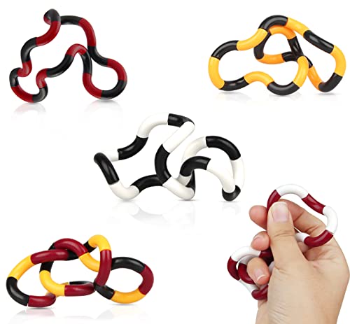 Powmag 5 Stück Fidget Twister Handspielzeug, Hand Tangles Spielzeug, Wickelspielzeug, Stressabbau Twister Fidget Toy Hand-Augen-Koordinationsspielzeug, Autismus Powmag 5 Stück Fidget Twister Handspielzeug, Hand Tangles Spielzeug, Wickelspielzeug, Stressabbau Twister Fidget Toy Hand-Augen-Koordinationsspielzeug, Autismus von Powmag