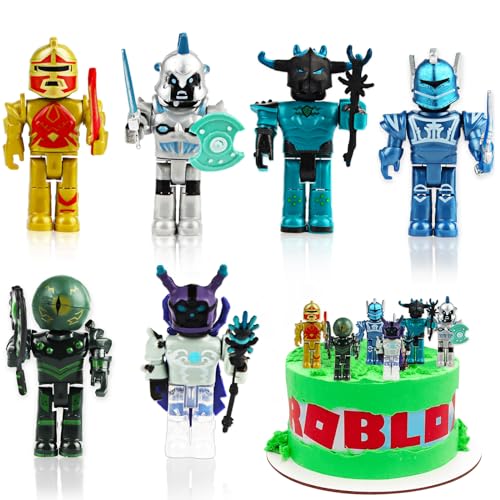 Powmag Kuchendeko, 6 Stück Tortenfiguren Set, Virtuelle E-Sport-Videospiele, Multicolored, Geburtstag, Karneval, Kindertag Powmag Kuchendeko, 6 Stück Tortenfiguren Set, Virtuelle E-Sport-Videospiele, Multicolored, Geburtstag, Karneval, Kindertag von Powmag