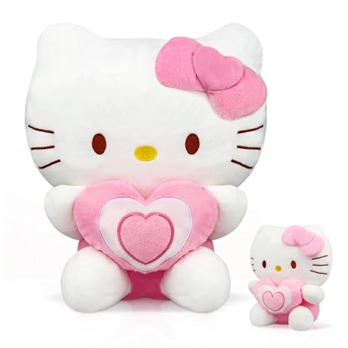 Powmag He-llo Kitty Plüsch, He-llo Kitty Plüschtier, 26cm He-llo Kitty Kuscheltier Spielzeug Puppe Kuscheltier Plüschfiguren Cartoon Charaktere Plüschpuppen Geschenke für Kinder Geburtstage Powmag He-llo Kitty Plüsch, He-llo Kitty Plüschtier, 26cm He-llo Kitty Kuscheltier Spielzeug Puppe Kuscheltier Plüschfiguren Cartoon Charaktere Plüschpuppen Geschenke für Kinder Geburtstage von Powmag