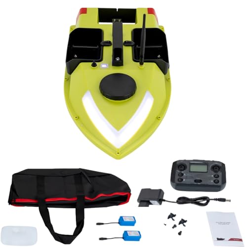 Poyujkyhr 600m Futterboot Fernbedienung Angeln Köderboot Fischköderboot RC Boot 2kg Bait Boat 99 GPS-Punkte Doppelmotor Futterboot mit GPS, LED Nachtlicht, 2x5200mAh Akku, Tragetasche Poyujkyhr 600m Futterboot Fernbedienung Angeln Köderboot Fischköderboot RC Boot 2kg Bait Boat 99 GPS-Punkte Doppelmotor Futterboot mit GPS, LED Nachtlicht, 2x5200mAh Akku, Tragetasche von Poyujkyhr