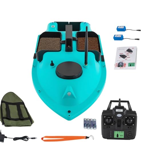 Smart RC Wireless Köder-Boot 2Kg Fernsteuerung 500M Abs Angelköder Boot 10000Rpm Futterboot Mit GPS Doppelmotoren Köderboot Mit 2* 5200Mah Li-Ionen-Batterien ,Tragetasche , Fernbedienung , LED Licht Smart RC Wireless Köder-Boot 2Kg Fernsteuerung 500M Abs Angelköder Boot 10000Rpm Futterboot Mit GPS Doppelmotoren Köderboot Mit 2* 5200Mah Li-Ionen-Batterien ,Tragetasche , Fernbedienung , LED Licht von Poyujkyhr