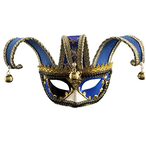 Venezianische Maskerade Maske Half Face Jester Maske Augenmaske Halloween Karneval Performance Party Cosplay Kostüm Dress Up Zubehör Venezianische Maskerade Maske Half Face Jester Maske Augenmaske Halloween Karneval Performance Party Cosplay Kostüm Dress Up Zubehör von Ppmter