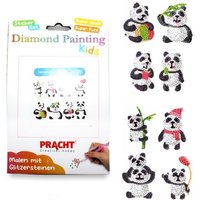 Diamond Painting Sticker Panda 8 Stück von Pracht Creatives Hobby GmbH