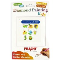 Diamond Painting Sticker Tiere 8 Stück von Pracht Creatives Hobby GmbH