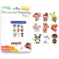 Diamond Painting Sticker Tiere 9 Stück von Pracht Creatives Hobby GmbH